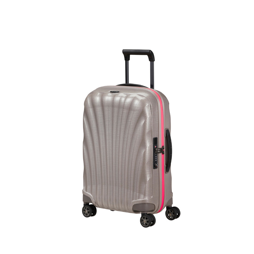 Maleta de cabina C-Lite Spinner pearl/fuchsia