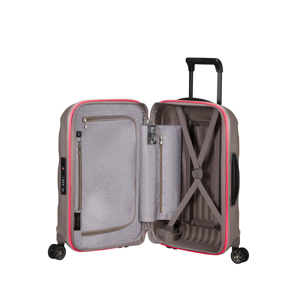 Maleta de cabina C-Lite Spinner pearl/fuchsia